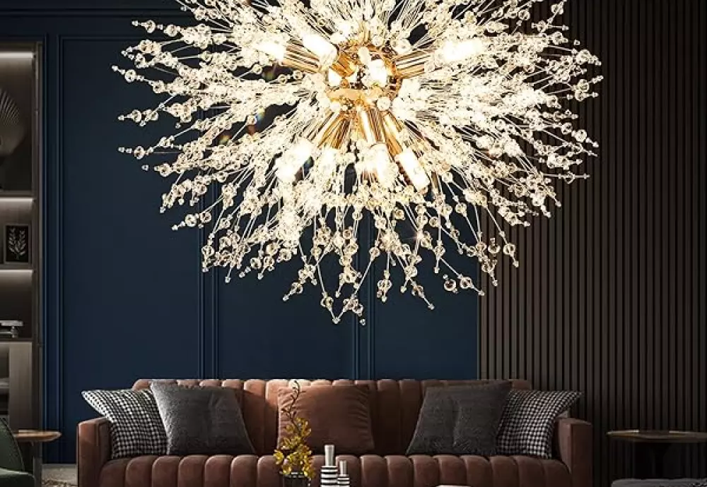 globe glass chandelier