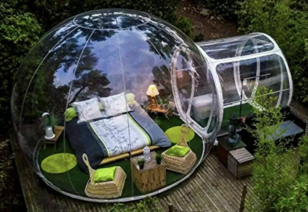 bubble tent clear