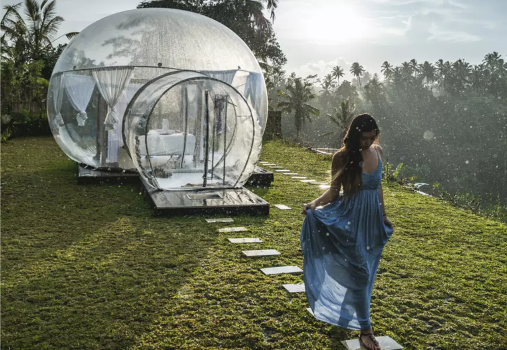 bubble tent dome