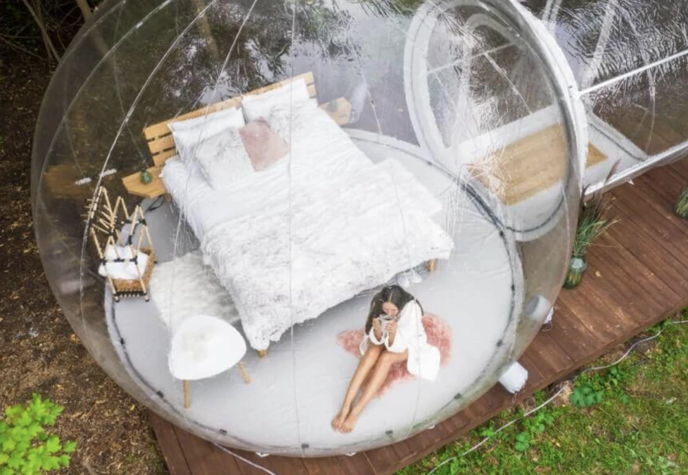 bubble tent glamping