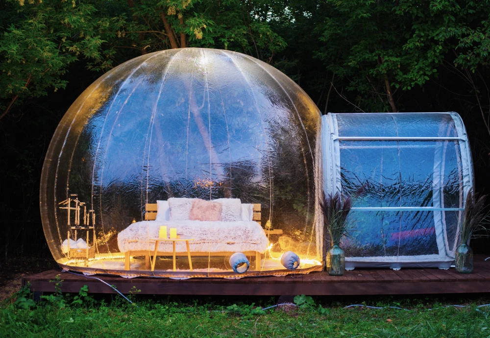 bubble tent dome